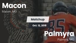Matchup: Macon vs. Palmyra  2018