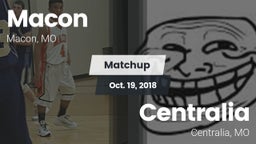 Matchup: Macon vs. Centralia  2018