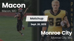 Matchup: Macon vs. Monroe City  2019