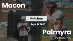 Matchup: Macon vs. Palmyra  2020