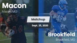 Matchup: Macon vs. Brookfield  2020