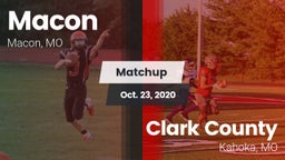 Matchup: Macon vs. Clark County  2020
