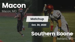 Matchup: Macon vs. Southern Boone  2020