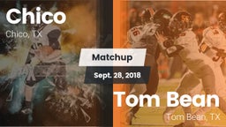 Matchup: Chico vs. Tom Bean  2018