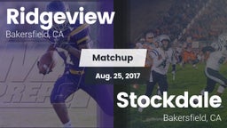 Matchup: Ridgeview vs. Stockdale  2017