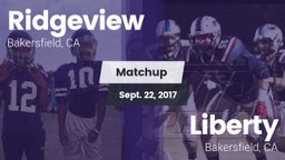 Matchup: Ridgeview vs. Liberty  2017