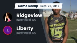Recap: Ridgeview  vs. Liberty  2017