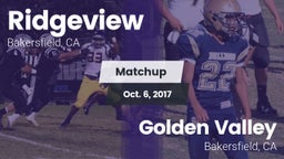 Matchup: Ridgeview vs. Golden Valley  2017