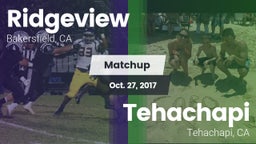 Matchup: Ridgeview vs. Tehachapi  2017