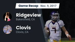 Recap: Ridgeview  vs. Clovis  2017