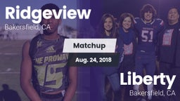 Matchup: Ridgeview vs. Liberty  2018