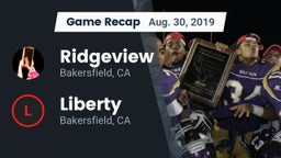 Recap: Ridgeview  vs. Liberty  2019