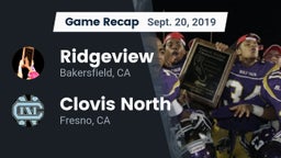 Recap: Ridgeview  vs. Clovis North  2019