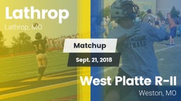 Matchup: Lathrop vs. West Platte R-II  2018
