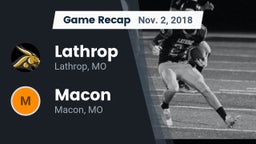 Recap: Lathrop  vs. Macon  2018
