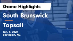 South Brunswick  vs Topsail  Game Highlights - Jan. 3, 2020
