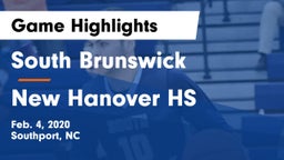 South Brunswick  vs New Hanover HS Game Highlights - Feb. 4, 2020