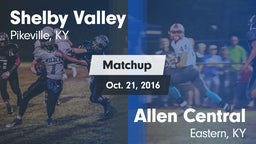 Matchup: Shelby Valley High S vs. Allen Central  2016