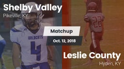 Matchup: Shelby Valley High S vs. Leslie County  2018