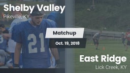 Matchup: Shelby Valley High S vs. East Ridge  2018