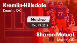 Matchup: Kremlin-Hillsdale vs. Sharon-Mutual  2016