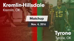 Matchup: Kremlin-Hillsdale vs. Tyrone  2016