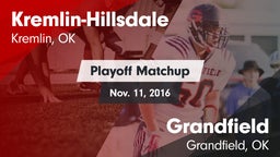 Matchup: Kremlin-Hillsdale vs. Grandfield  2016