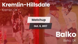 Matchup: Kremlin-Hillsdale vs. Balko  2017