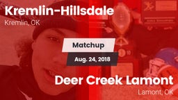 Matchup: Kremlin-Hillsdale vs. Deer Creek Lamont  2018