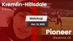 Matchup: Kremlin-Hillsdale vs. Pioneer  2018