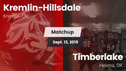 Matchup: Kremlin-Hillsdale vs. Timberlake  2019