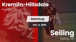 Matchup: Kremlin-Hillsdale vs. Seiling  2019