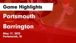 Portsmouth  vs Barrington  Game Highlights - May 17, 2023