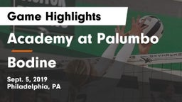 Academy at Palumbo  vs Bodine Game Highlights - Sept. 5, 2019