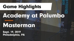 Academy at Palumbo  vs Masterman Game Highlights - Sept. 19, 2019