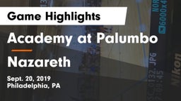 Academy at Palumbo  vs Nazareth Game Highlights - Sept. 20, 2019