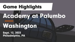 Academy at Palumbo  vs Washington  Game Highlights - Sept. 12, 2023