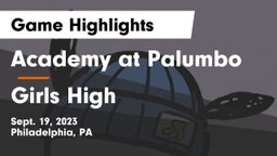 Academy at Palumbo  vs Girls High Game Highlights - Sept. 19, 2023