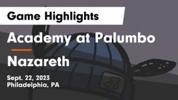 Academy at Palumbo  vs Nazareth Game Highlights - Sept. 22, 2023