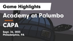 Academy at Palumbo  vs CAPA Game Highlights - Sept. 26, 2023