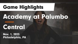 Academy at Palumbo  vs Central Game Highlights - Nov. 1, 2023