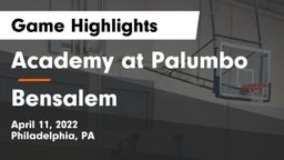 Academy at Palumbo  vs Bensalem  Game Highlights - April 11, 2022