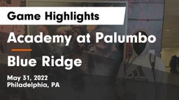 Academy at Palumbo  vs Blue Ridge  Game Highlights - May 31, 2022