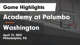 Academy at Palumbo  vs Washington  Game Highlights - April 13, 2023