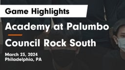 Academy at Palumbo  vs Council Rock South Game Highlights - March 23, 2024