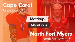 Matchup: Cape Coral vs. North Fort Myers  2016