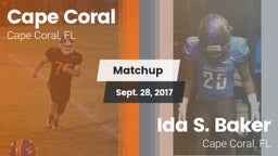 Matchup: Cape Coral vs. Ida S. Baker  2017