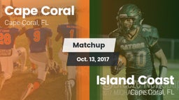 Matchup: Cape Coral vs. Island Coast  2017
