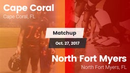 Matchup: Cape Coral vs. North Fort Myers  2017
