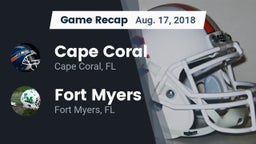 Recap: Cape Coral  vs. Fort Myers  2018